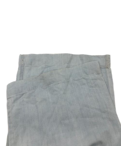 POLO RALPH LAUREN（ポロ・ラルフローレン）POLO RALPH LAUREN (ポロ・ラルフローレン) リネン混デニムパンツ インディゴ サイズ:29Sの古着・服飾アイテム