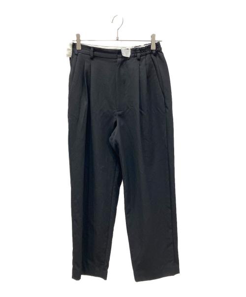 MAGLIANO（マリアーノ）MAGLIANO (マリアーノ) ジップデザイン タックワイドパンツ ブラック サイズ:XSの古着・服飾アイテム