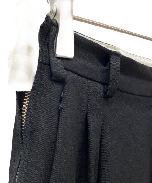 MAGLIANO（マリアーノ）MAGLIANO (マリアーノ) ジップデザイン タックワイドパンツ ブラック サイズ:XSの古着・服飾アイテム