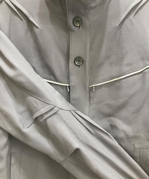 KIKO KOSTADINOV（キコ・コスタディノフ）KIKO KOSTADINOV (キコ・コスタディノフ) 24AW OHNE K-DART JACKET スタンドカラージャケット グレー サイズ:44の古着・服飾アイテム