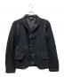 BLACK COMME des GARCONS（ブラックコムデギャルソン）の古着「ポリ縮テーラードジャケット」｜ブラック