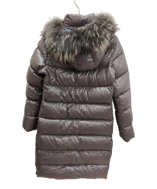 DUVETICA（デュベティカ）DUVETICA (デュベティカ) ファー付ダウンコート ブラウン サイズ:42の古着・服飾アイテム