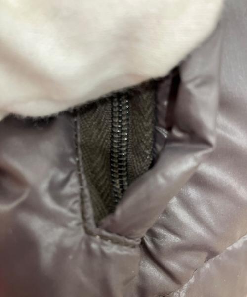 DUVETICA（デュベティカ）DUVETICA (デュベティカ) ファー付ダウンコート ブラウン サイズ:42の古着・服飾アイテム