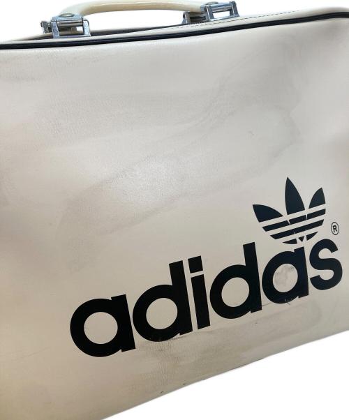 adidas（アディダス）adidas (アディダス) ヴィンテージボストンバッグ ホワイトの古着・服飾アイテム