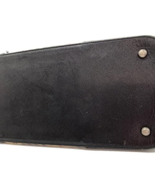 BURBERRY（バーバリー）BURBERRY (バーバリー) ノバチェック柄ハンドバッグ ベージュ×ブラックの古着・服飾アイテム