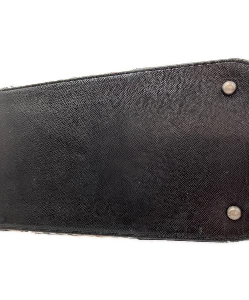 BURBERRY（バーバリー）BURBERRY (バーバリー) ノバチェック柄ハンドバッグ ベージュ×ブラックの古着・服飾アイテム