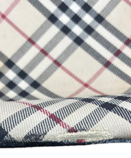 BURBERRY（バーバリー）BURBERRY (バーバリー) ノバチェック柄ハンドバッグ ベージュ×ブラックの古着・服飾アイテム