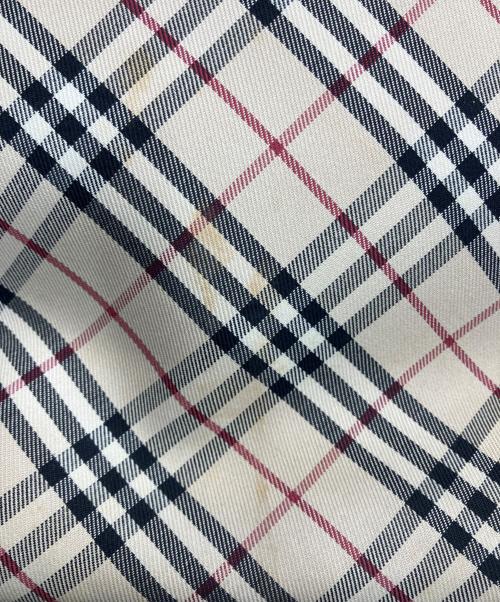 BURBERRY（バーバリー）BURBERRY (バーバリー) ノバチェック柄ハンドバッグ ベージュ×ブラックの古着・服飾アイテム