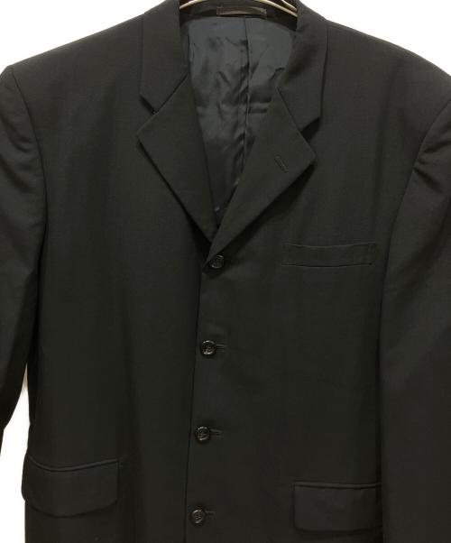COMME des GARCONS HOMME（コムデギャルソン オム）COMME des GARCONS HOMME (コムデギャルソン オム) 3B ウールテーラードジャケット ブラック サイズ:Mの古着・服飾アイテム