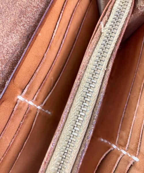 Tenjin Works（テンジンワークス）tenjin works (テンジンワークス) Long Wallet レザー長財布 ブラウンの古着・服飾アイテム