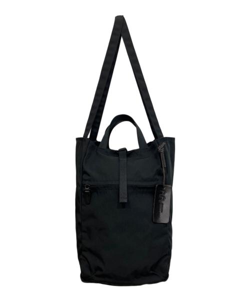 AMIACALVA ARTIFICIAL FIBER（アミアカルヴァ）AMIACALVA ARTIFICIAL FIBER (アミアカルヴァ) 2WAYトートバッグ ブラックの古着・服飾アイテム