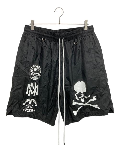 MITCHELL & NESS（ミッチェルアンドネス）MITCHELL & NESS (ミッチェルアンドネス) Mastermind WORLD (マスターマインド ワールド) ハーフパンツ ブラック サイズ:XLの古着・服飾アイテム