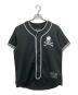 MITCHELL & NESS（ミッチェルアンドネス）の古着「ベースボールシャツ」｜ブラック