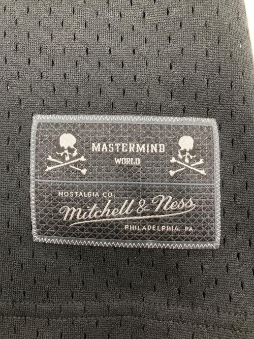 MITCHELL & NESS（ミッチェルアンドネス）MITCHELL & NESS (ミッチェルアンドネス) Mastermind WORLD (マスターマインド ワールド) MESH TEE  ブラック サイズ:Lの古着・服飾アイテム