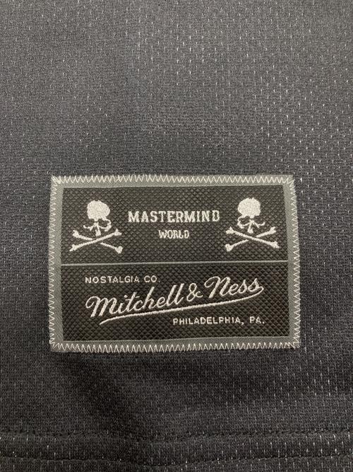 MITCHELL & NESS（ミッチェルアンドネス）MITCHELL & NESS (ミッチェルアンドネス) Mastermind WORLD (マスターマインド ワールド) MASTERMIND MESH TEE BRANDED マスターマインドメッシュTブランデッド ブラック サイズ:Lの古着・服飾アイテム