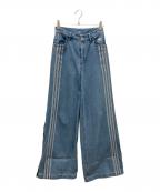 adidasアディダス）の古着「ニュートラルコート デニムパンツ」｜ブルー