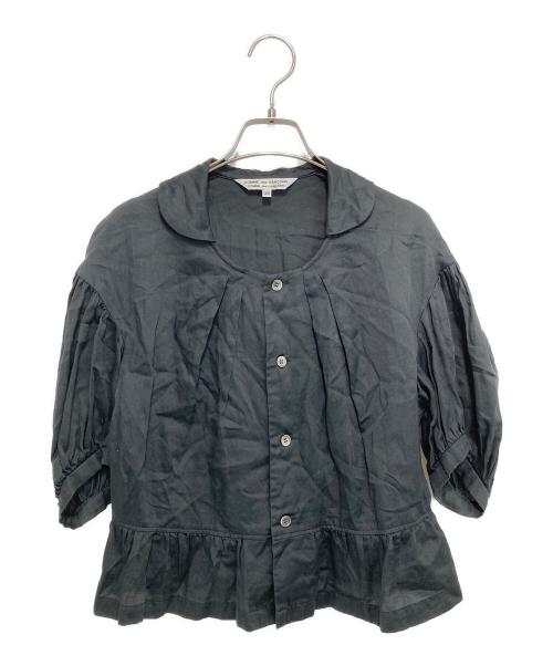 COMME des GARCONS COMME des GARCONS（コムデギャルソン コムデギャルソン）COMME des GARCONS COMME des GARCONS (コムデギャルソン コムデギャルソン) 丸襟ブラウス ブラック サイズ:XSの古着・服飾アイテム