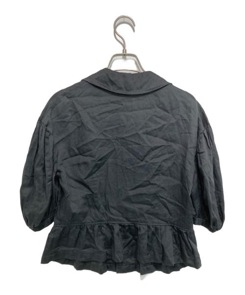COMME des GARCONS COMME des GARCONS（コムデギャルソン コムデギャルソン）COMME des GARCONS COMME des GARCONS (コムデギャルソン コムデギャルソン) 丸襟ブラウス ブラック サイズ:XSの古着・服飾アイテム