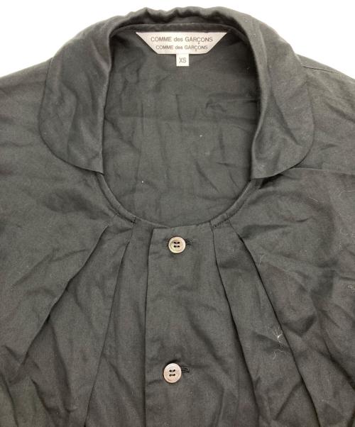 COMME des GARCONS COMME des GARCONS（コムデギャルソン コムデギャルソン）COMME des GARCONS COMME des GARCONS (コムデギャルソン コムデギャルソン) 丸襟ブラウス ブラック サイズ:XSの古着・服飾アイテム