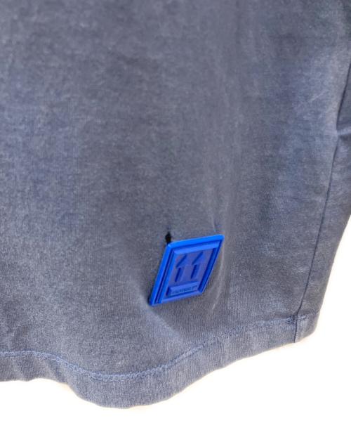 OFFWHITE（オフホワイト）OFFWHITE (オフホワイト) ダイアグマリアナ レイヤード スウェット プリント パーカー ネイビー サイズ:XLの古着・服飾アイテム