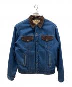 KEY IMPERIALキーインペリアル）の古着「60S 裏ボア WESTERNデニムジャケット」｜ブルー