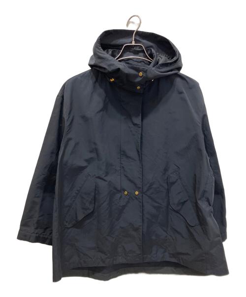 K.T KIYOKO TAKASE（ケーティー キヨコタカセ）K.T KIYOKO TAKASE (ケーティー キヨコタカセ) 2WAYコットンナイロングログラン アノラックブルゾン ネイビー サイズ:9の古着・服飾アイテム