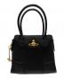 Vivienne Westwood（ヴィヴィアンウエストウッド）の古着「ゴールドオーブ ハンドバッグ」｜ブラック