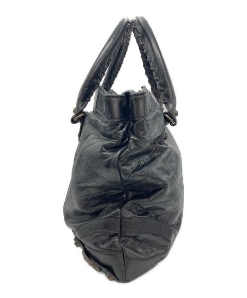 BALENCIAGA（バレンシアガ）BALENCIAGA (バレンシアガ) ザ・パース レザートートバッグ ブラックの古着・服飾アイテム