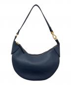 POLO RALPH LAURENポロ・ラルフローレン）の古着「ポロIDペブルドミニショルダーバッグ」｜ネイビー