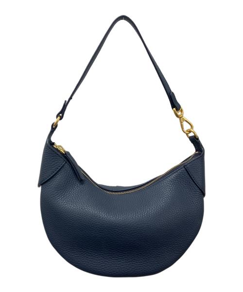 POLO RALPH LAUREN（ポロ・ラルフローレン）POLO RALPH LAUREN (ポロ・ラルフローレン) ポロIDペブルドミニショルダーバッグ ネイビーの古着・服飾アイテム