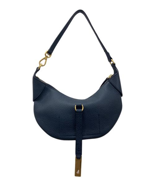 POLO RALPH LAUREN（ポロ・ラルフローレン）POLO RALPH LAUREN (ポロ・ラルフローレン) ポロIDペブルドミニショルダーバッグ ネイビーの古着・服飾アイテム