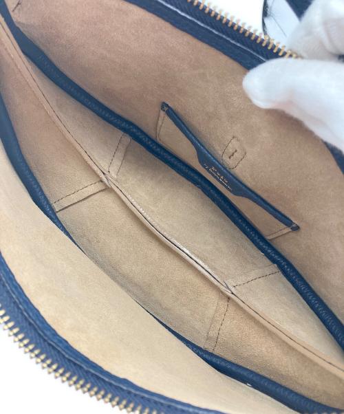 POLO RALPH LAUREN（ポロ・ラルフローレン）POLO RALPH LAUREN (ポロ・ラルフローレン) ポロIDペブルドミニショルダーバッグ ネイビーの古着・服飾アイテム