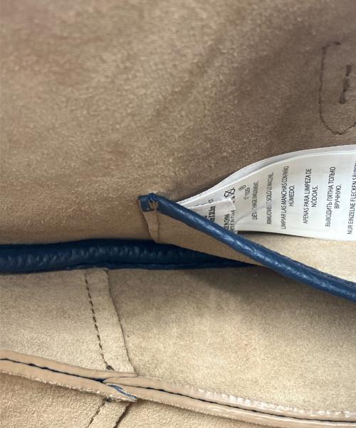 POLO RALPH LAUREN（ポロ・ラルフローレン）POLO RALPH LAUREN (ポロ・ラルフローレン) ポロIDペブルドミニショルダーバッグ ネイビーの古着・服飾アイテム