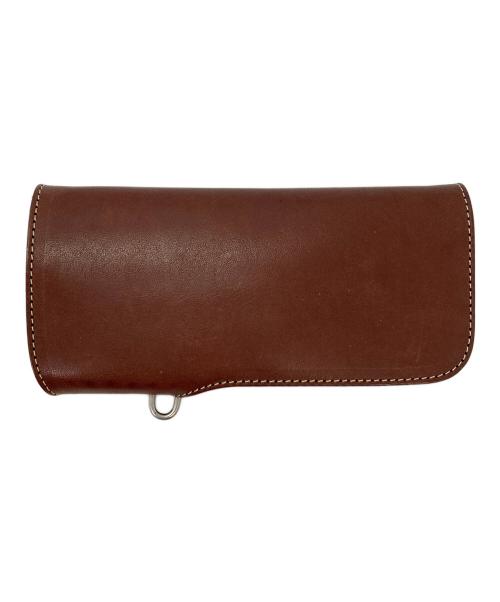 RED MOON（レッドムーン）RED MOON (レッドムーン) LONG WALLET レザーロングウォレット ブラウンの古着・服飾アイテム