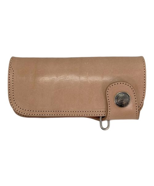 RED MOON（レッドムーン）RED MOON (レッドムーン) LONG WALLET レザーロングウォレット アイボリーの古着・服飾アイテム