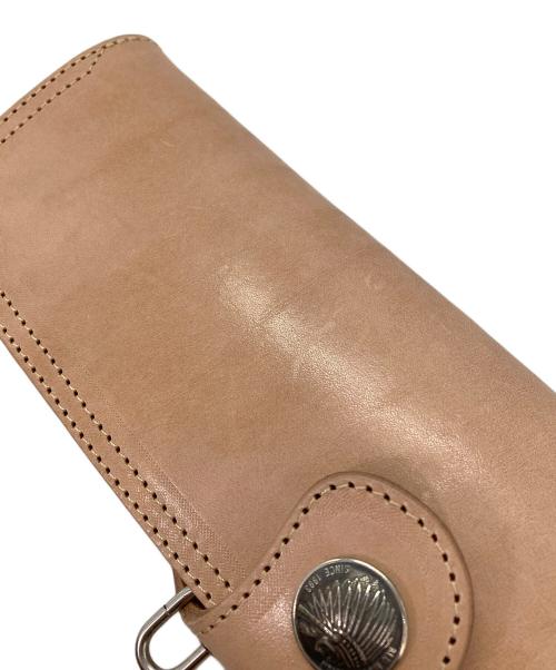 RED MOON（レッドムーン）RED MOON (レッドムーン) LONG WALLET レザーロングウォレット アイボリーの古着・服飾アイテム