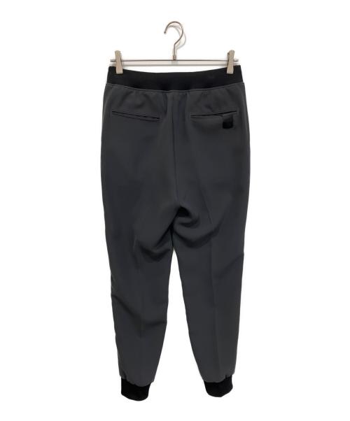 N.HOOLYWOOD（エヌ ハリウッド）N.HOOLYWOOD (エヌ ハリウッド) RIBBED EASY PANTS リブパンツ ブラック×グレー サイズ:36の古着・服飾アイテム