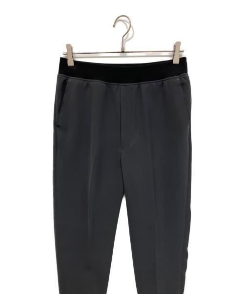 N.HOOLYWOOD（エヌ ハリウッド）N.HOOLYWOOD (エヌ ハリウッド) RIBBED EASY PANTS リブパンツ ブラック×グレー サイズ:36の古着・服飾アイテム