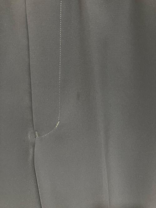 N.HOOLYWOOD（エヌ ハリウッド）N.HOOLYWOOD (エヌ ハリウッド) RIBBED EASY PANTS リブパンツ ブラック×グレー サイズ:36の古着・服飾アイテム