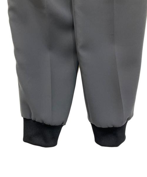 N.HOOLYWOOD（エヌ ハリウッド）N.HOOLYWOOD (エヌ ハリウッド) RIBBED EASY PANTS リブパンツ ブラック×グレー サイズ:36の古着・服飾アイテム