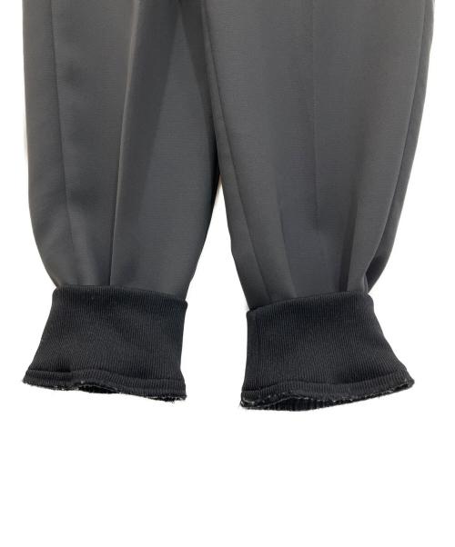N.HOOLYWOOD（エヌ ハリウッド）N.HOOLYWOOD (エヌ ハリウッド) RIBBED EASY PANTS リブパンツ ブラック×グレー サイズ:36の古着・服飾アイテム