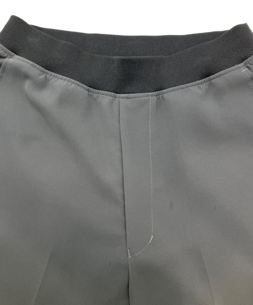 N.HOOLYWOOD（エヌ ハリウッド）N.HOOLYWOOD (エヌ ハリウッド) RIBBED EASY PANTS リブパンツ ブラック×グレー サイズ:36の古着・服飾アイテム