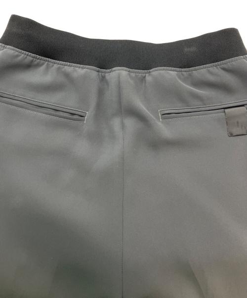 N.HOOLYWOOD（エヌ ハリウッド）N.HOOLYWOOD (エヌ ハリウッド) RIBBED EASY PANTS リブパンツ ブラック×グレー サイズ:36の古着・服飾アイテム