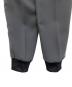 中古・古着 N.HOOLYWOOD (エヌ ハリウッド) RIBBED EASY PANTS リブパンツ ブラック×グレー サイズ:36：5000円