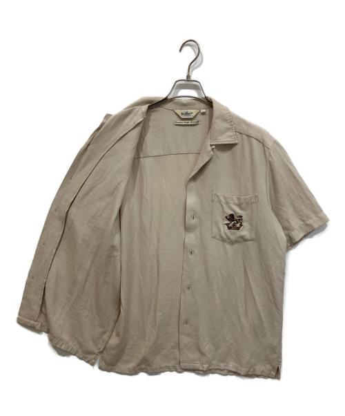 Davinchi（ダヴィンチ）Davinchi (ダヴィンチ) オープンカラーシャツ ベージュ サイズ:Sの古着・服飾アイテム