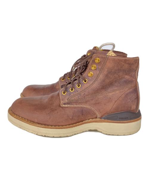 VISVIM（ビズビム）VISVIM (ビズビム) VIRGIL BOOTS-FOLK レザーブーツ ブラウン サイズ:8の古着・服飾アイテム