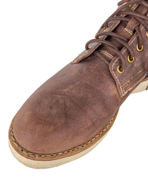 VISVIM（ビズビム）VISVIM (ビズビム) VIRGIL BOOTS-FOLK レザーブーツ ブラウン サイズ:8の古着・服飾アイテム