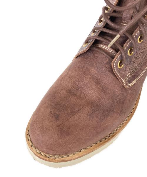 VISVIM（ビズビム）VISVIM (ビズビム) VIRGIL BOOTS-FOLK レザーブーツ ブラウン サイズ:8の古着・服飾アイテム