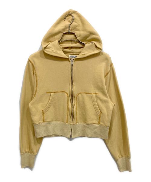 BEAMS BOY（ビームスボーイ）BEAMS BOY (ビームスボーイ) フレンチテリー フルジップ フーディー イエロー サイズ:freeの古着・服飾アイテム