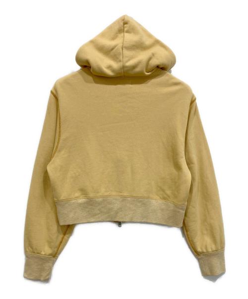 BEAMS BOY（ビームスボーイ）BEAMS BOY (ビームスボーイ) フレンチテリー フルジップ フーディー イエロー サイズ:freeの古着・服飾アイテム